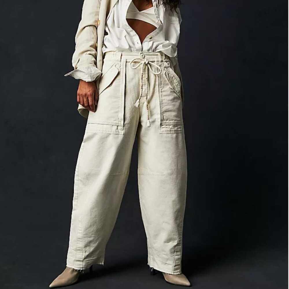 Free People To The Extreme Barrel Pants